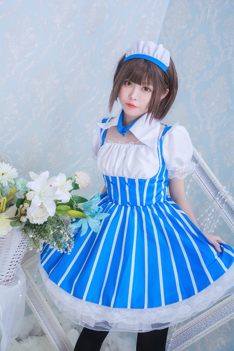 洛衣妃cosplay 路人女主的养成方法 加藤惠 cos女仆装