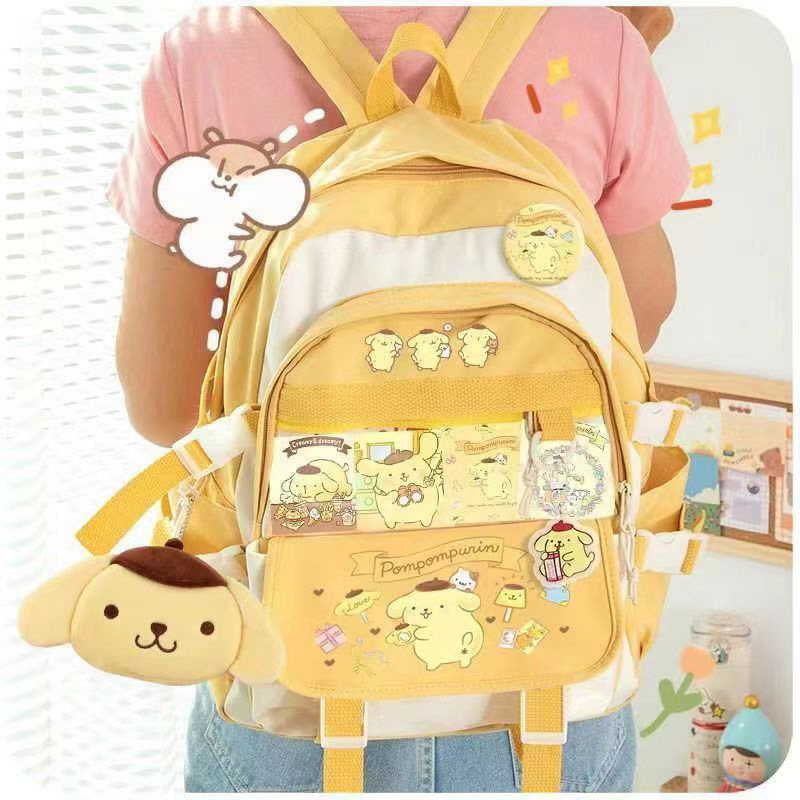 High School Student Schoolbag Versatile Ins Backpack Internet Celebrity Niche Primary and Secondary School Girls Large Capacity JK Pain Bag