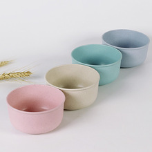 塑料碗汤碗米饭碗创意小麦秸秆家用泡面碗餐具防摔塑料碗厂供批发