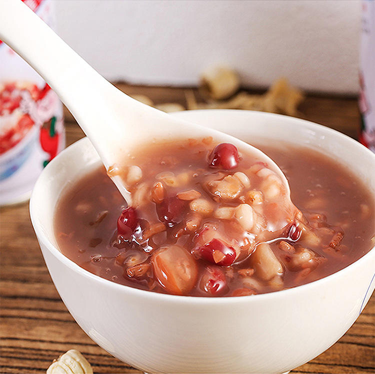 娃哈哈 桂圆莲子八宝粥360g*12罐/箱 罐装营养速食粥羹粗粮代早餐