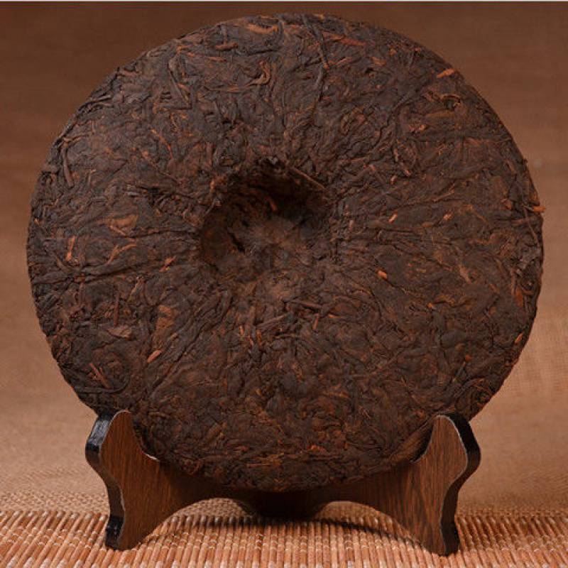 2014年云南普洱茶熟茶叶正品 茶饼七子饼357克/饼 古树熟普洱饼茶