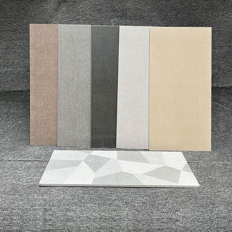 亚麻地毯砖600x600 客厅卧室防滑地砖商铺仿古瓷砖民宿酒店布纹砖