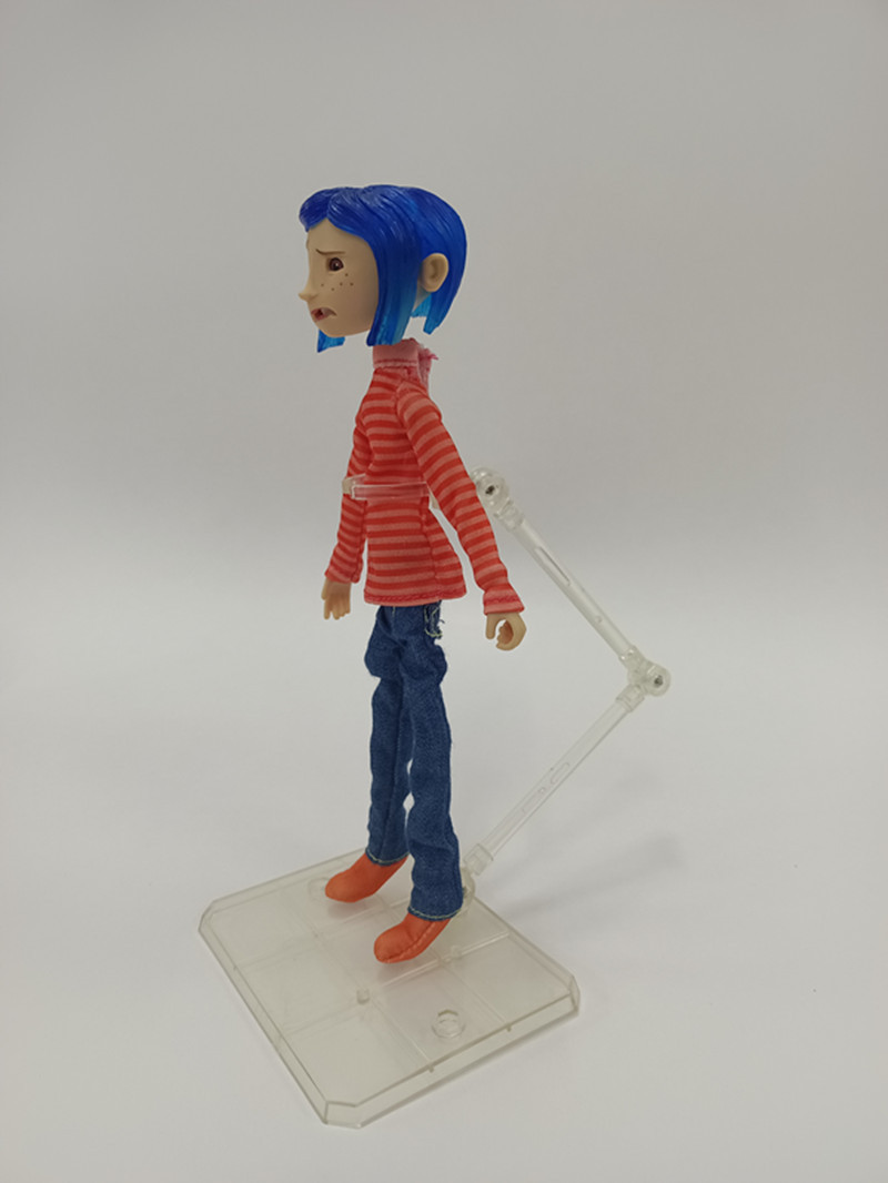 neca 电影版 7寸 鬼妈妈 卡洛琳 条纹版 雨衣版 可动 卡装手办