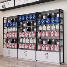超市小货架手机配件展示柜自由组合零食挂钩饰品中岛便利店置物架