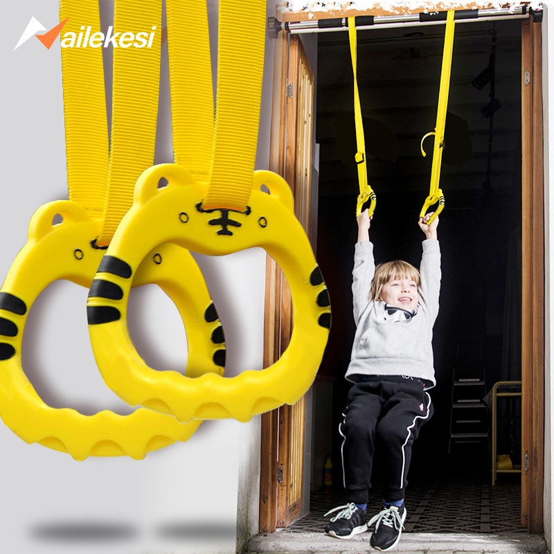 儿童吊环家用室内门上单杠拉环小孩训练运动宝宝拉手秋千健身吊圈