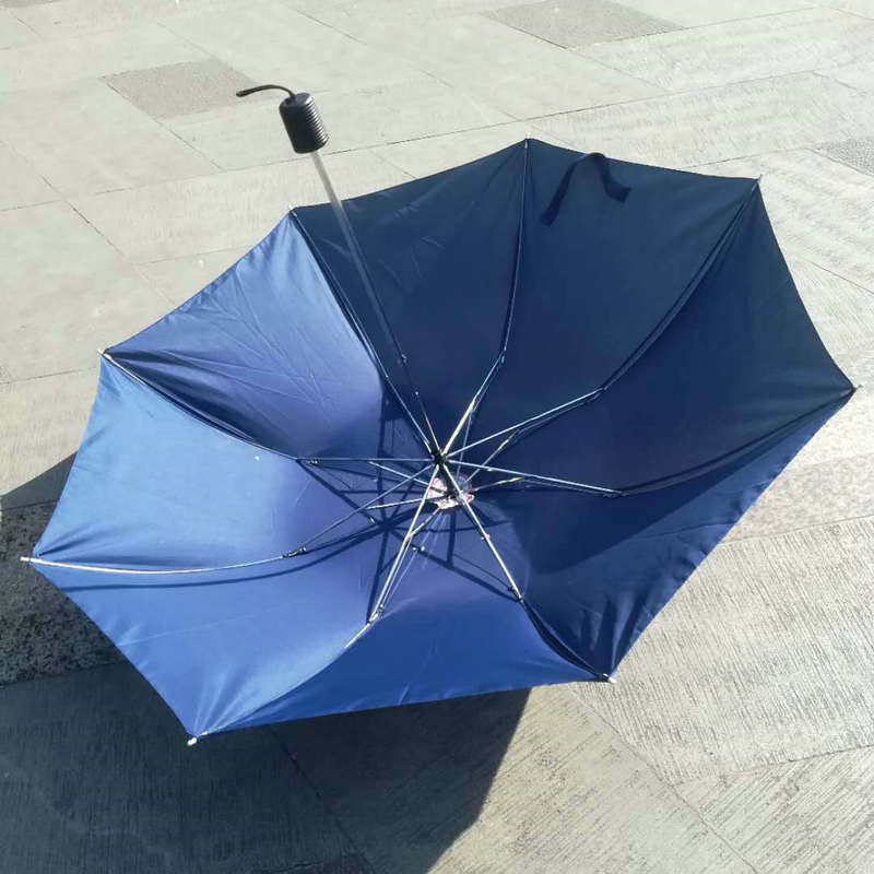 Two Fold Rain Or Shine Dual-Use Umbrella Hand Open Advertising Umbrella Printing Small Portable Sunshade Gift Folding Foreign Trade Cheap Umbrella