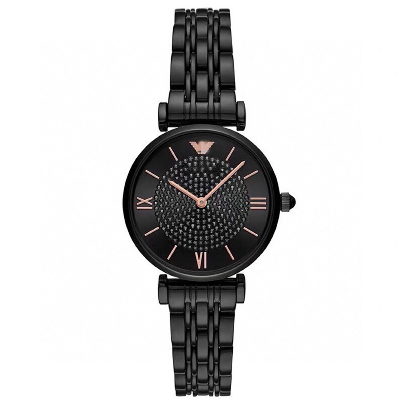 阿指针玛尼满天星腕表时尚黑色镶钻情侣手表 ar11245 ar11299