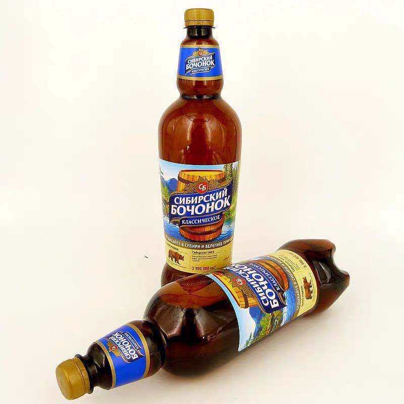 洋品多俄罗斯原装进口西伯利亚小麦酿造烈性啤酒1350ml