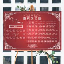 婚礼座位表婚宴席位图宝宝百日满月宴桌位图公司年会名单打印设计