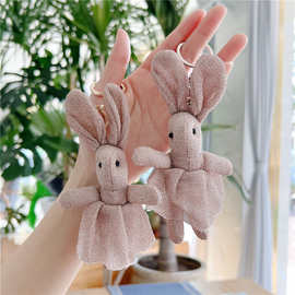 8毛处理可爱许愿兔小挂件毛绒玩具娃娃网红伴手礼兔子公仔包包挂