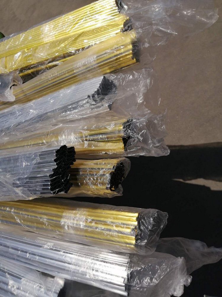 kt板边条金银包边大包2.4米修边封条彩色塑料条外框 广告展板写真