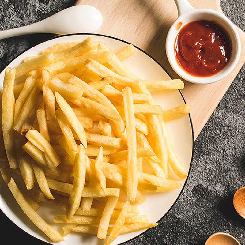 大昌行食品纯正美国薯条400g冷冻速食油炸薯条半成品家庭儿童零食