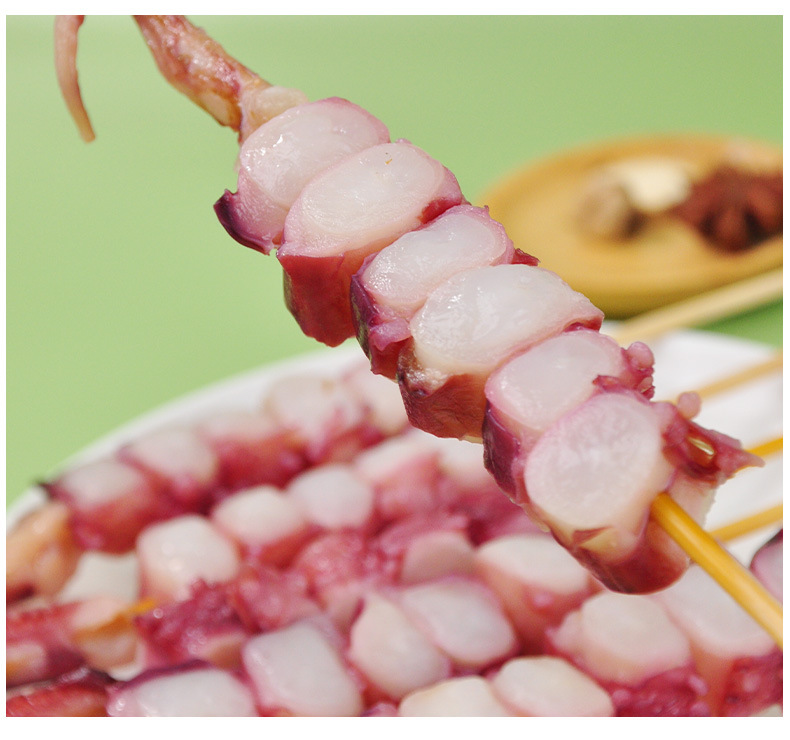 佰腾鱿鱼章鱼足龙珠串关东煮麻辣烫火锅食材烧烤铁板鱿鱼商用批发