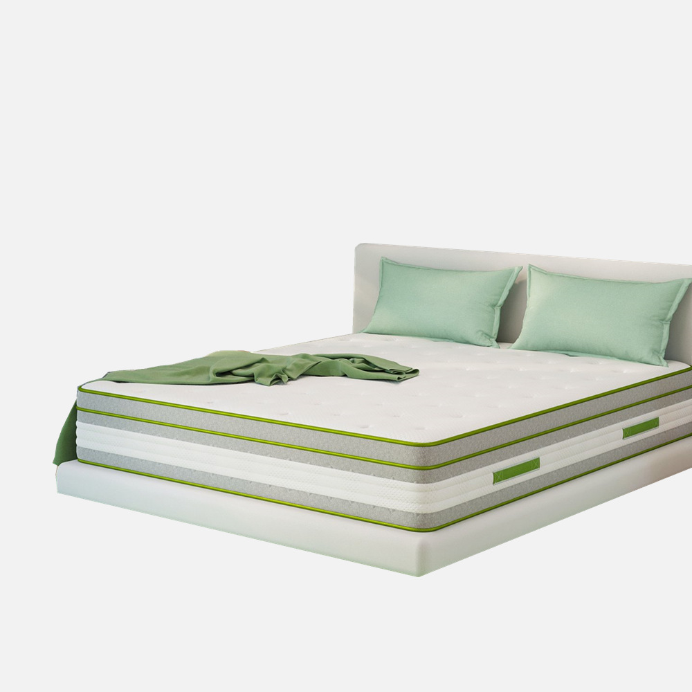 30cm凝胶记忆海绵独立弹簧混合床垫高级家用双人床垫1.8米