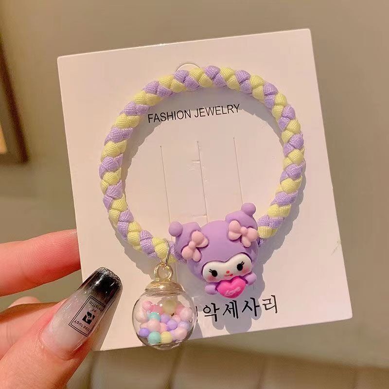 Sanrio Hair Accessories Cute Cinnamoroll Babycinnamoroll Clow M Headband Girl's Heart Hair Band High Elastic Hair Band Hair Rope