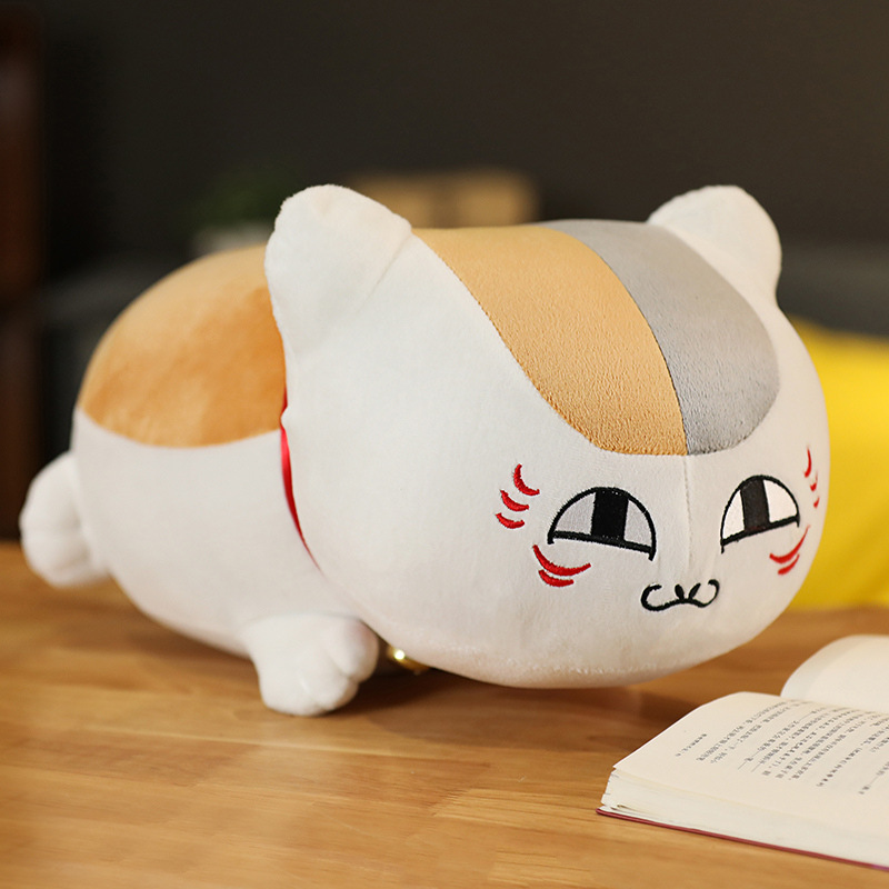 娘口三三毛绒公仔夏目友人帐猫老师猫咪老师抱枕玩具玩偶娃娃代发