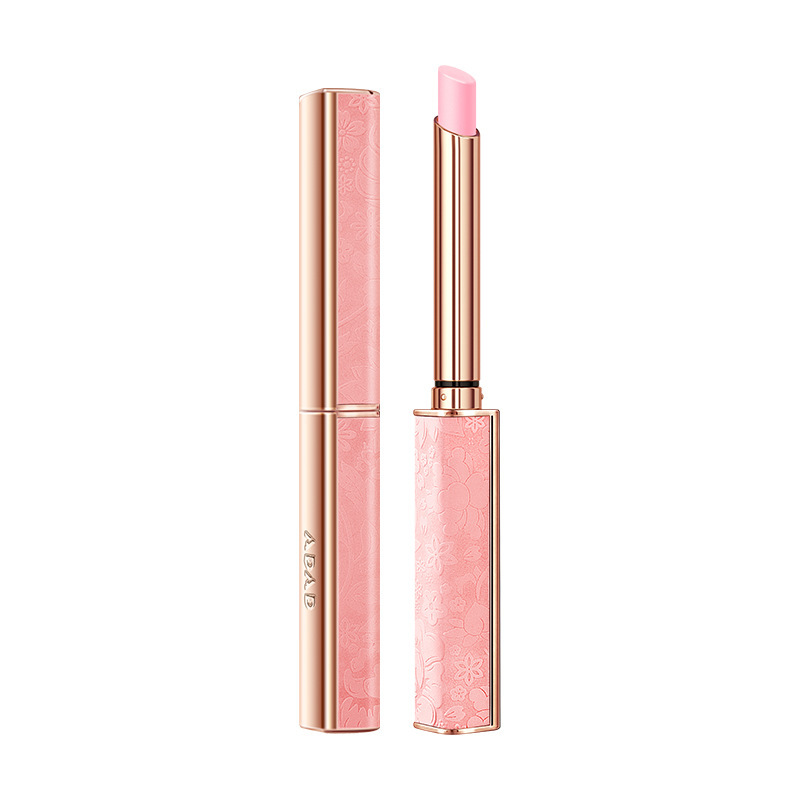 Adad Female Pink Temperature Change Lip Balm Moisturizing and Nourishing Hydrating and Anti-Chapping Exfoliating Lip Lines Thousands of Men and Thousands of Colors