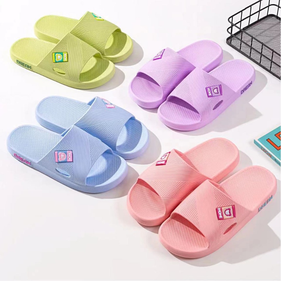 24多款新款家居浴室凉拖简约情侣休闲一字拖 pvc双码塑料女拖鞋