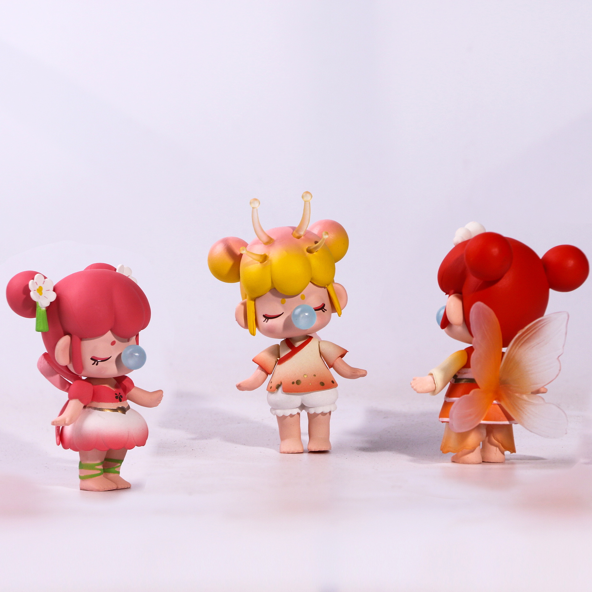 盲盒2020网红新款女孩手办女生版公仔玩具狐仙儿童娃娃忙和便宜鹿