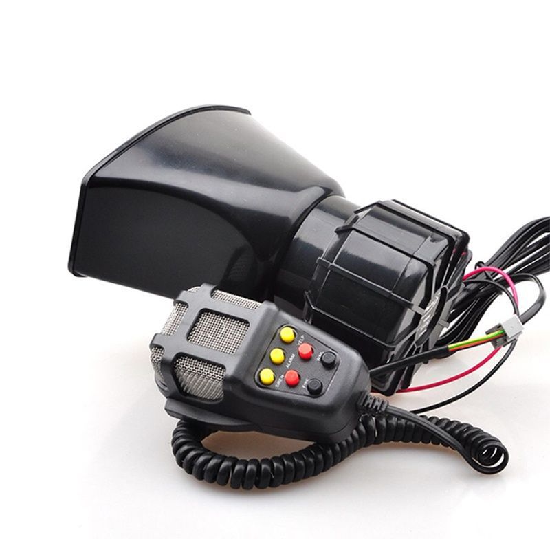 车载警报器汽车喇叭w喊话器消防宣传开道扬声器v多音五七音