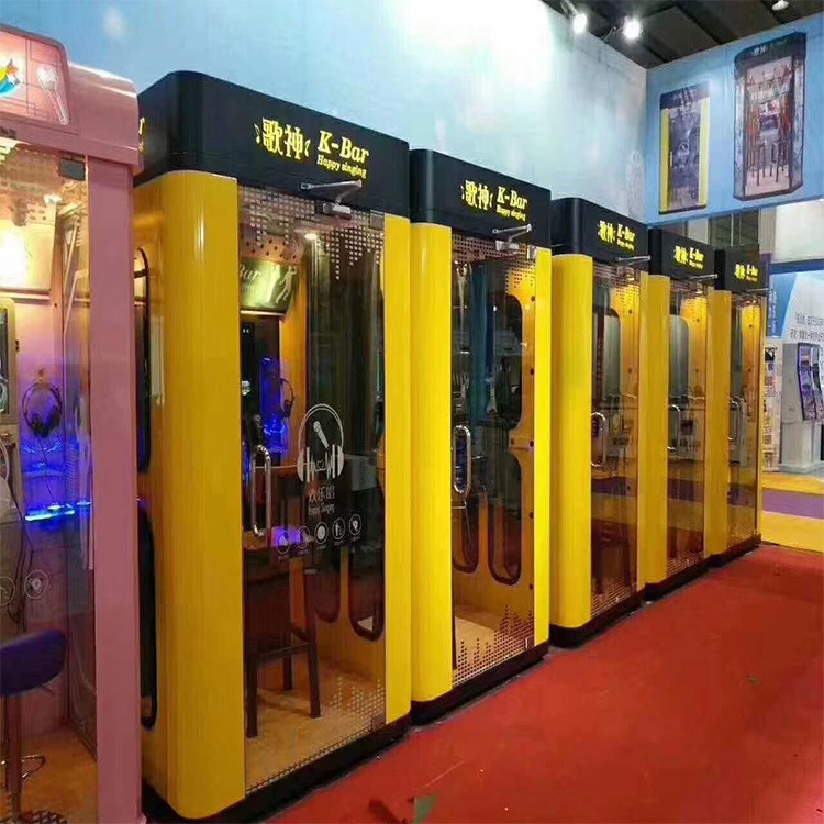 商用扫码唱歌机隔音家用自助点唱机军营唱吧迷你ktv房点歌机厂家