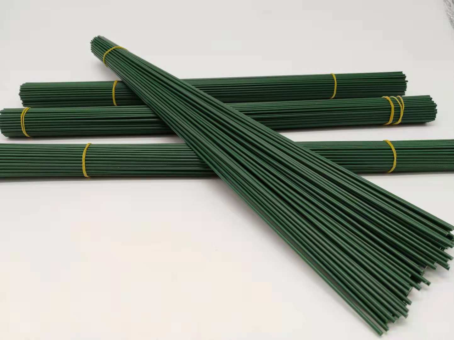 丝网花材料花径绿铁丝2号花枝胶包花杆玫瑰花杆绿铁丝枝干免邮