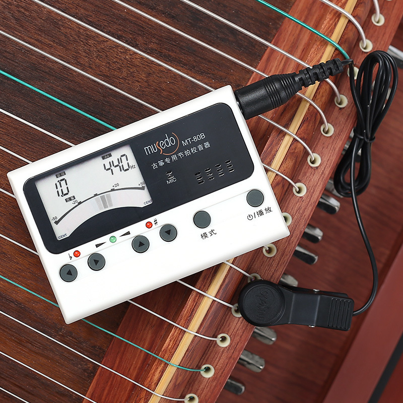 小天使musedo古筝专业电子调音器古筝调琴专用校音器节拍器三合一