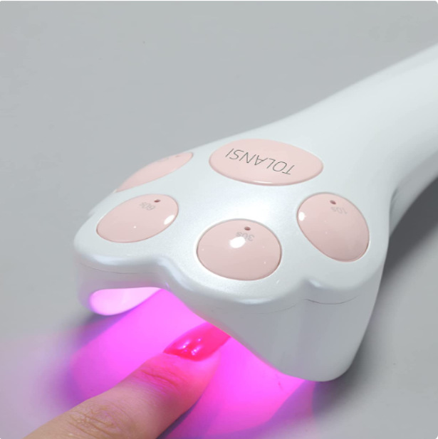 Rechargeable Nail Lamp Portable Cat's Paw Nail Lamp Automatic Sensor Nail Dryer Manicure Implement