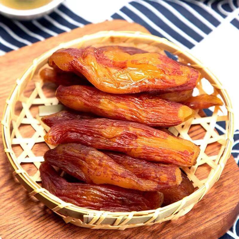 红薯干批发天目山小香薯干倒蒸地瓜干软糯小红薯干带皮番薯小零食