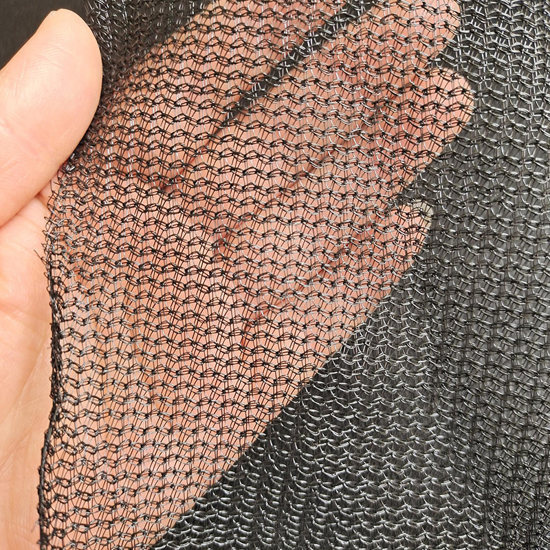 加工定制遮阳网 加密加厚温室圆丝遮阳网 黑色防晒网遮阴网批发