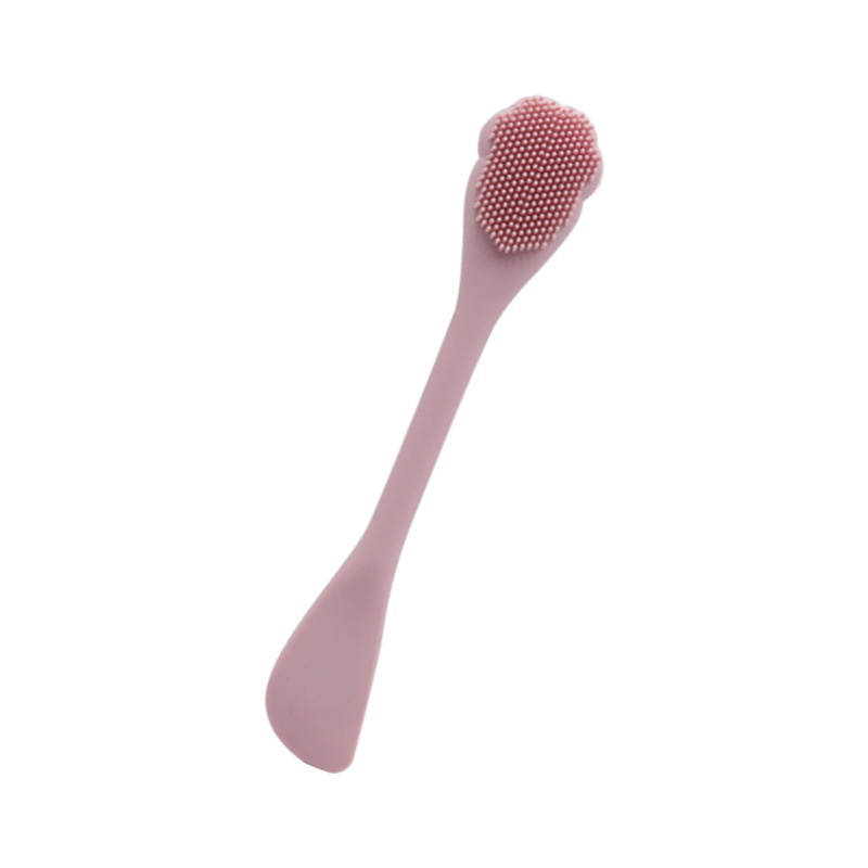Silicone Facial Mask Brush Non-Lint Nose Brush Mask Stick Dual-Purpose Double-Headed Utility Brushes Clay Mask Special Makeup Brush Set