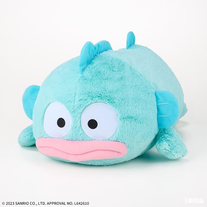 现货 三丽鸥日本正品采购章鱼人鱼汉顿大号毛绒公仔玩偶丑鱼水怪