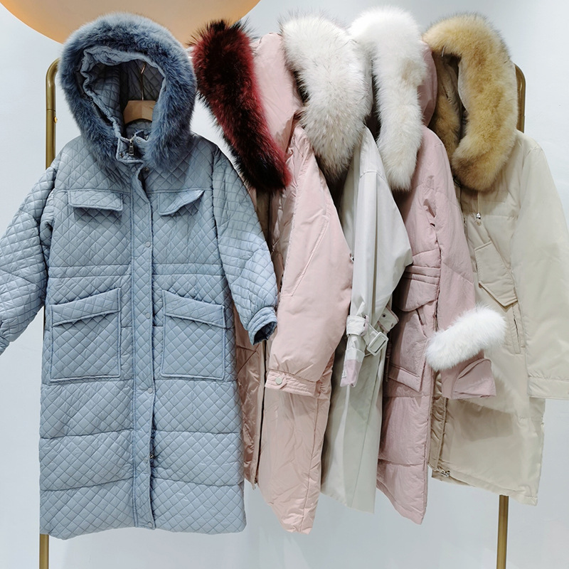 品牌折扣撤柜moga服装批发特价剪标清仓尾货轻奢库存处理羽绒服女