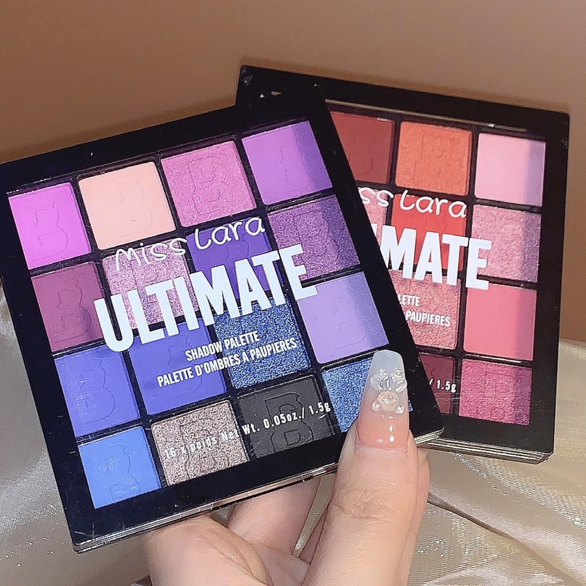 ins网红同款16色眼影盘珠光哑光持久防水眼影盘韩版不脱妆学生党