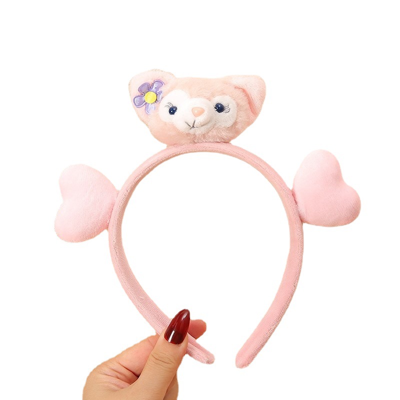 Lingna Beier Headband Wholesale Female Cute Cartoon Fairy Plush Stellalou Love Purple Hualing Nabel Headband