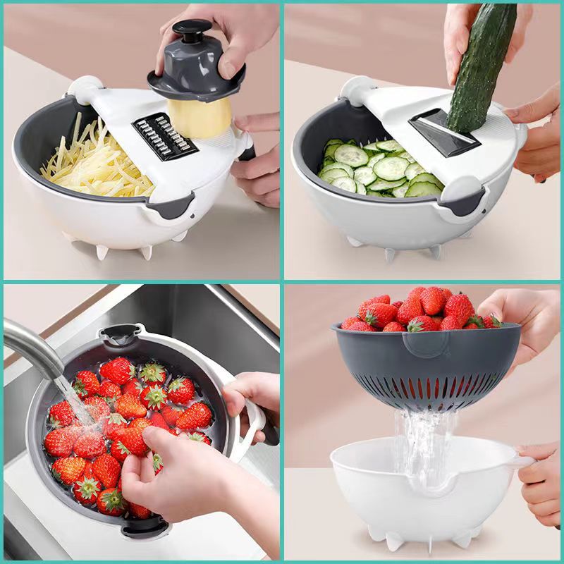 Multi-Functional Chopping Artifact Full Set Potato Shredding and Slicing Scraping Potato Grater Grater Fruit Vegetable