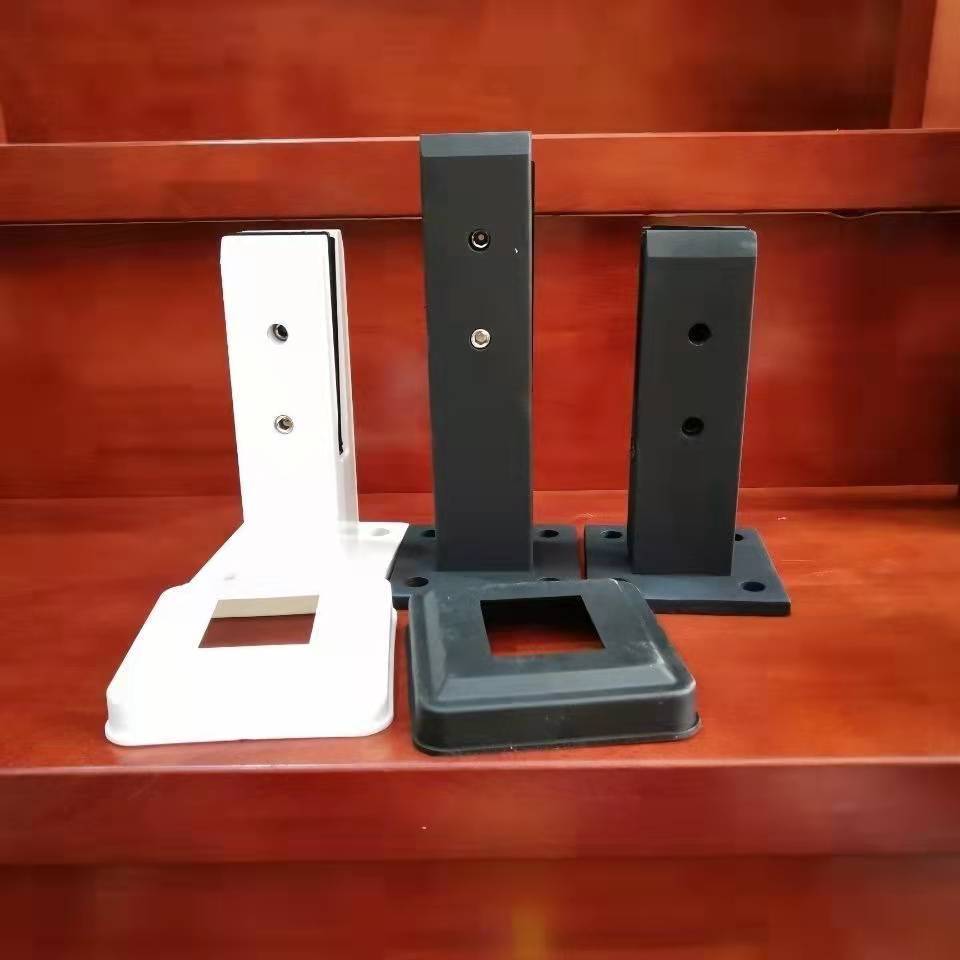 护栏玻璃夹免开孔游泳池底座玻璃夹楼梯栏杆方柱玻璃固定夹