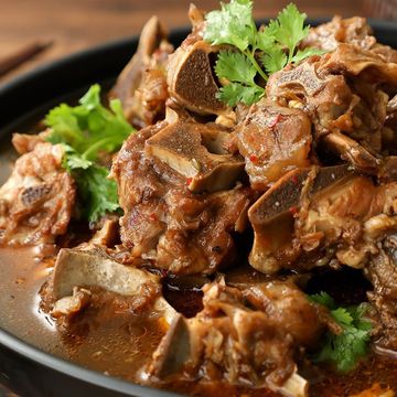老诚一锅羊蝎子火锅即食内蒙古特产羊肉火锅羊骨头熟食内蒙生鲜厂