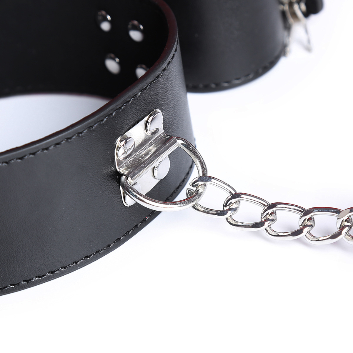 工厂店批发情趣用品颈套手铐手颈相连pu皮革手铐sm玩具成人性用品
