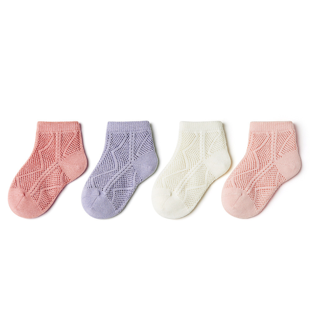 Babies' Baby Socks Summer Thin Mesh Children's Socks Breathable Boys' Socks Baby Socks Summer Boat Socks