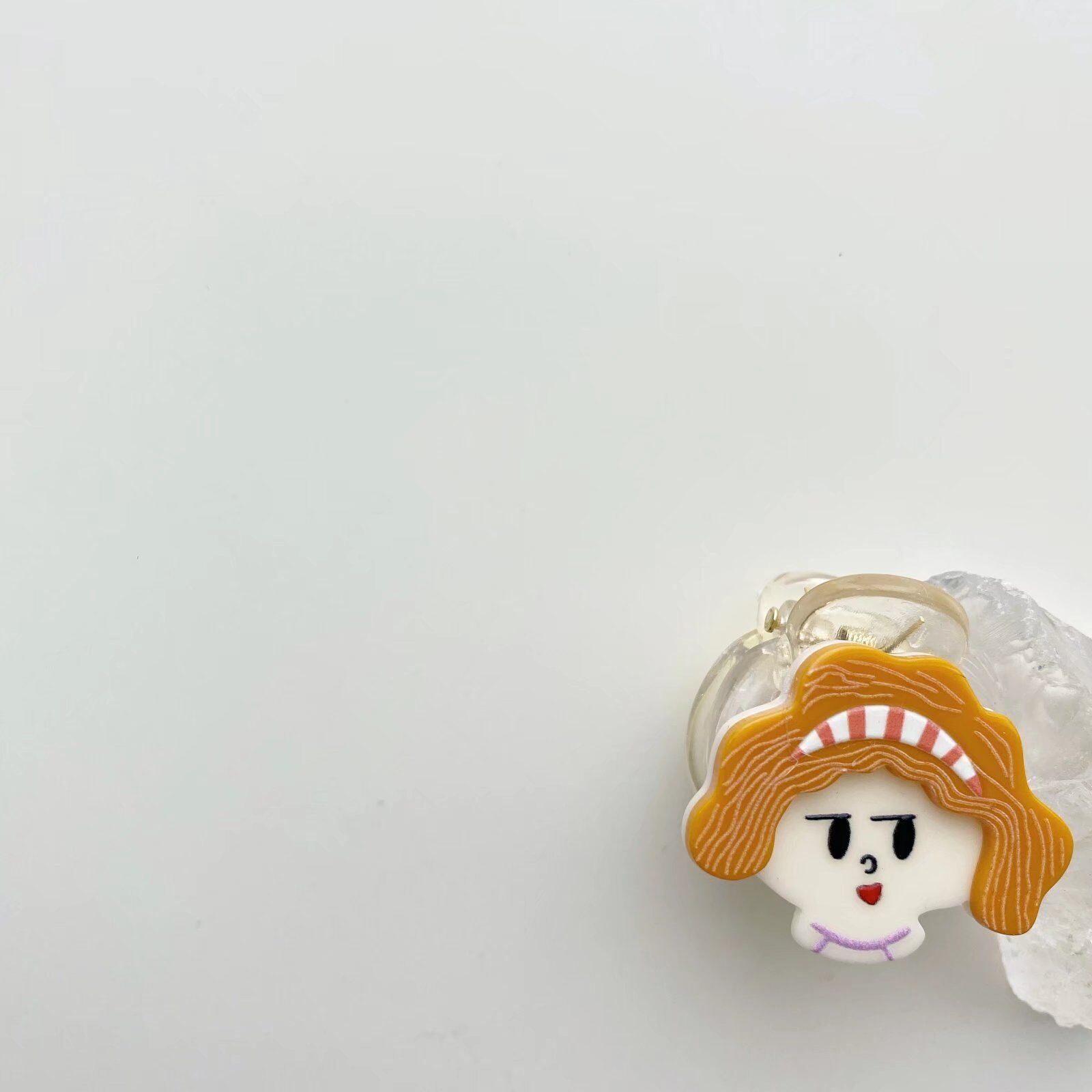 新款可爱卡通头像儿童迷你彩豆小抓夹宝宝发夹发抓小发卡