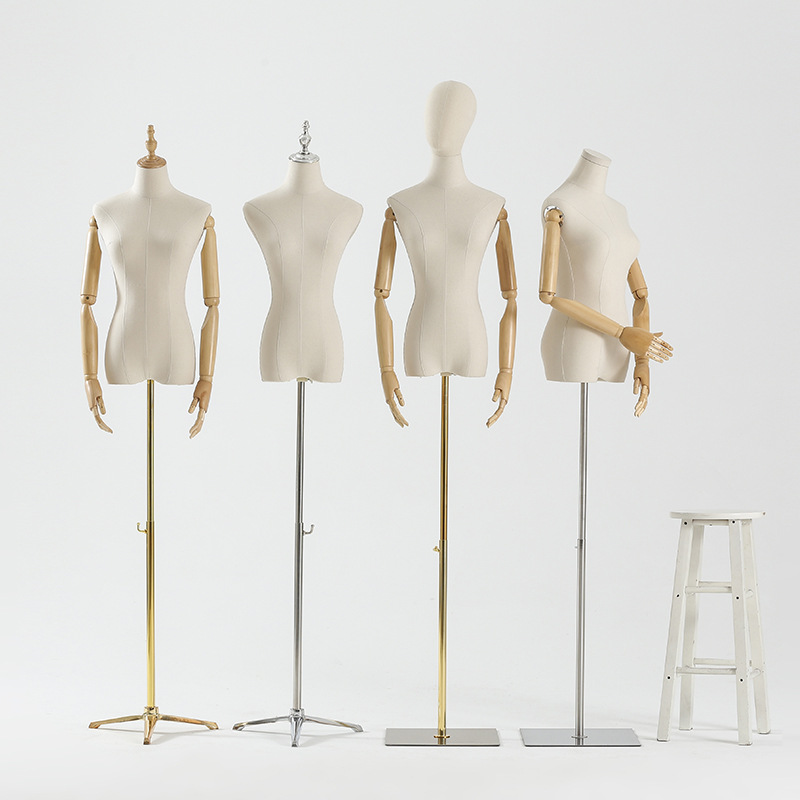 服装模特道具女半身韩版婚纱带手人台模特女装模特架子橱窗展示架