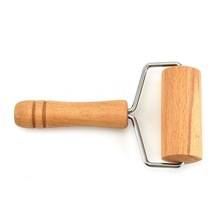 滚轮擀面杖榉木滚面棍双头木质面粉饺子皮烘培压面杖手持擀面棒子