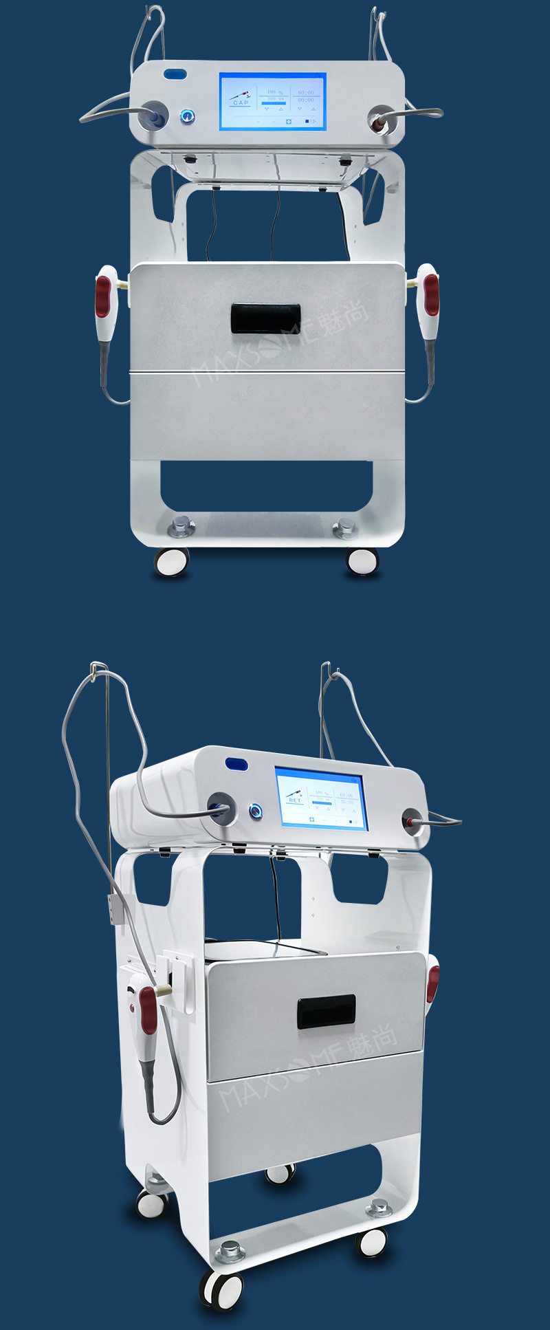 溶脂塑形仪器深层透热发烧大师448k温控仪脸部紧致身体管理筋膜刀