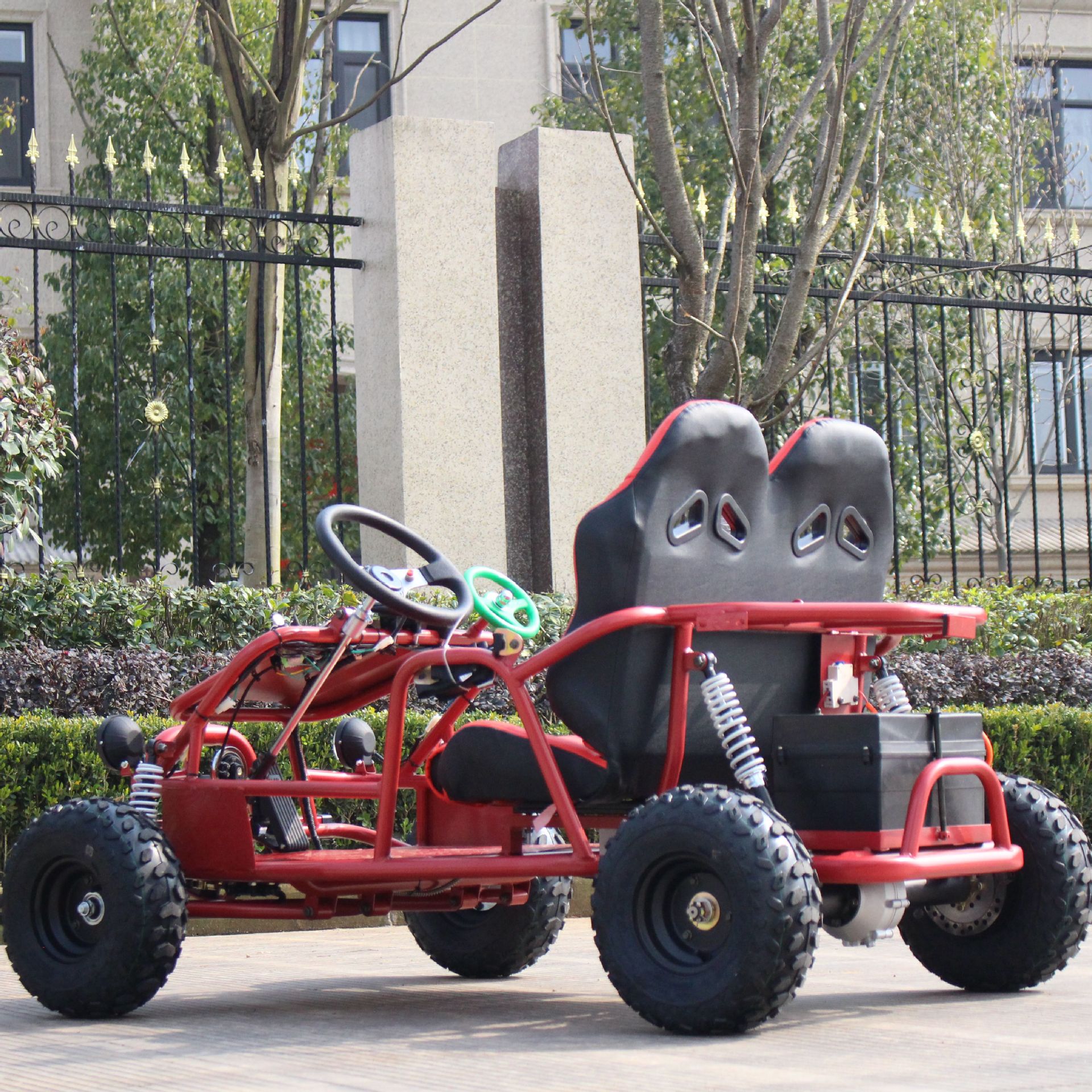 场地卡丁车儿童四轮电动车摩托车成人竞技漂移沙滩车雪地越野摩托