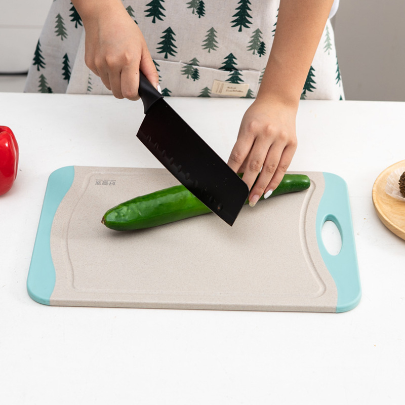 谷纤维砧板切菜切肉厨房用品 拼接色双面砧板切菜案板现货批发