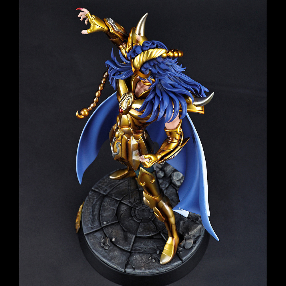 三雷gk 工厂黄金圣斗士星矢 圣衣蓝色 天蝎座gk手办模型