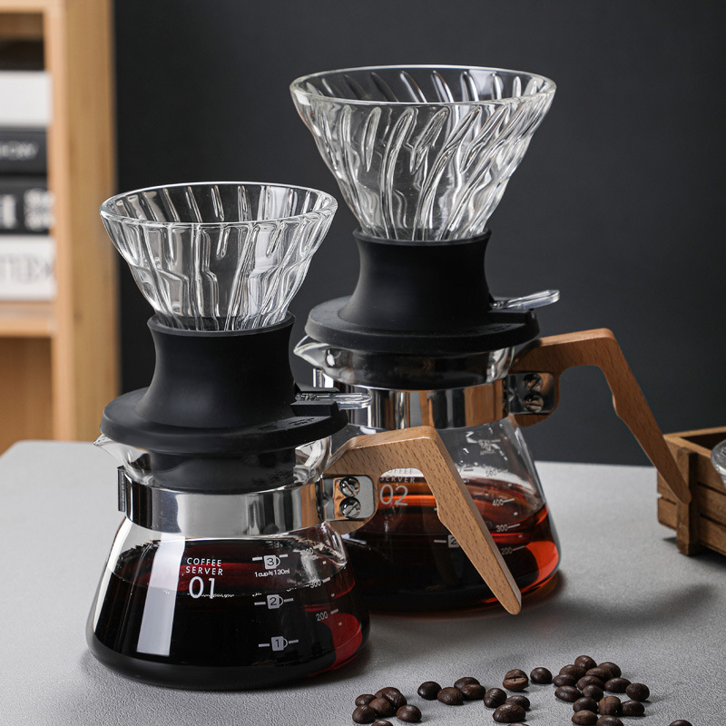 批发玻璃咖啡壶聪明杯咖啡滤杯浸泡滤杯咖啡壶手冲咖啡器具过滤器
