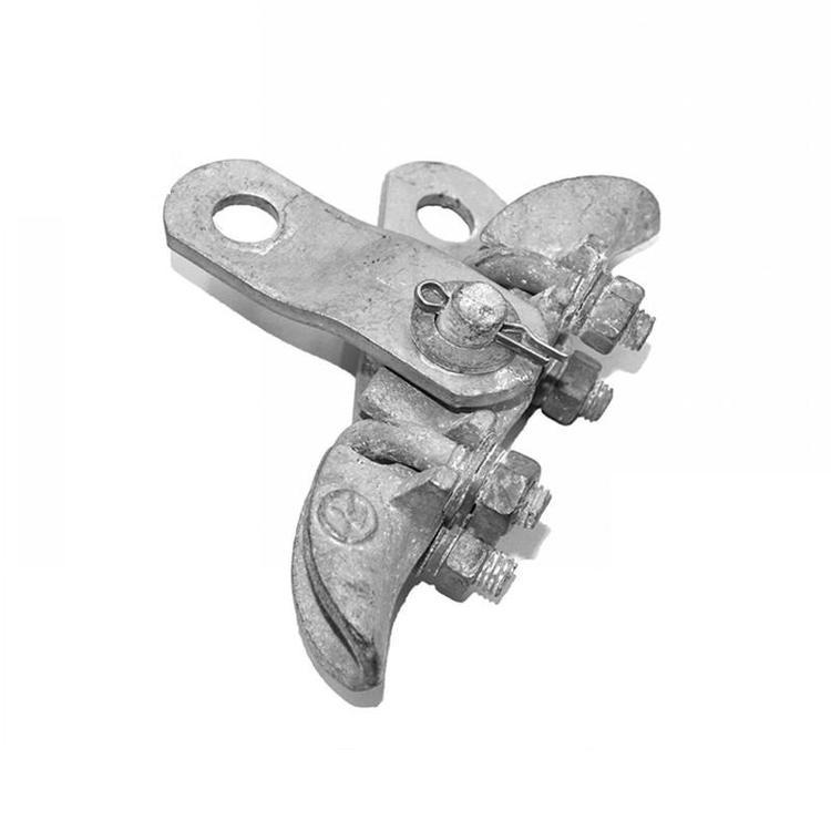 电力线路连接金具xgu-4悬垂线夹中心回转式铸造锻铁件