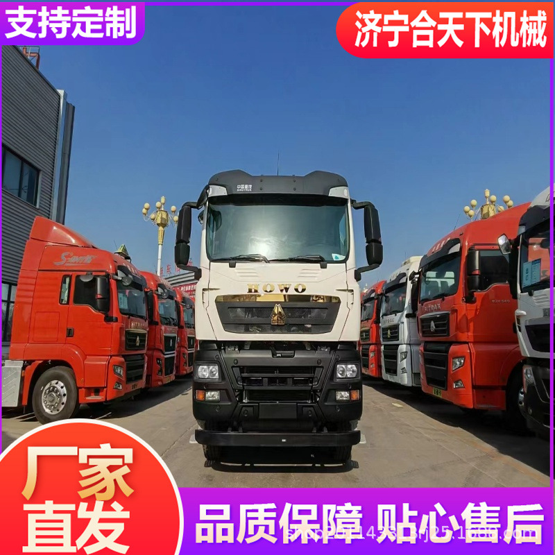 cng牵引车 375马力陕汽德龙天然气拖拉机集装箱运输车头国六-阿里巴巴